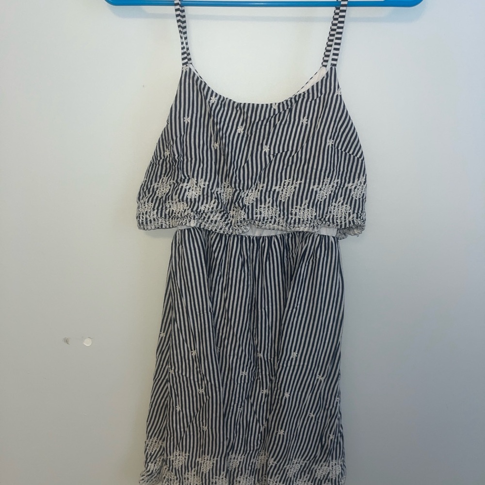 Striped Black and White Dress